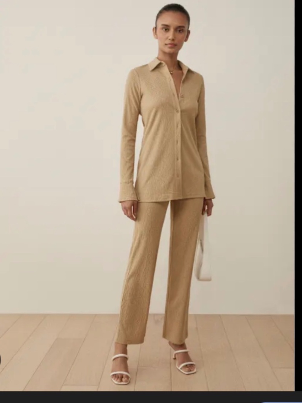 Reformation Darian Two Piece in Warm Sand